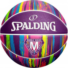 Spalding Piłka do koszykówki Spalding Marble fioletowa 84403Z / 7