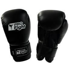 Profight Rękawice bokserskie Profight PVC czarne / 10