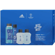 Adidas Champions League Best Of The Best Eau De Toilettte Spray 100ml Set 4 Pieces