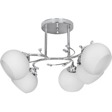 Activejet Classic chandelier pendant ceiling lamp Activejet IRMA nickel 5xE27 for living room