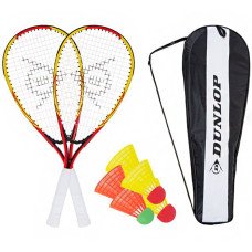 Dunlop Zestaw do Speedmintona Racketball Set Dunlop żólto-czerwone 762091