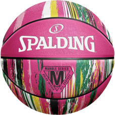 Spalding Piłka do koszykówki Spalding Marble różowa 84402Z / 7