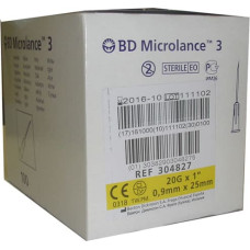 BD Microlance Needle 0,9mm x 25mm 100 Units